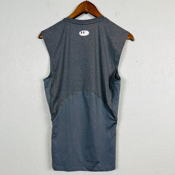 NEW! Under Armour Base Layer Heatgear Sleeveless Top Tee - L - Picture 3 of 4